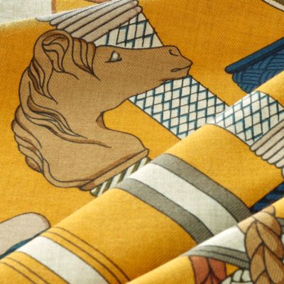 イエロー - レディス, スカーフ、ショール＆マフラー, カシミア